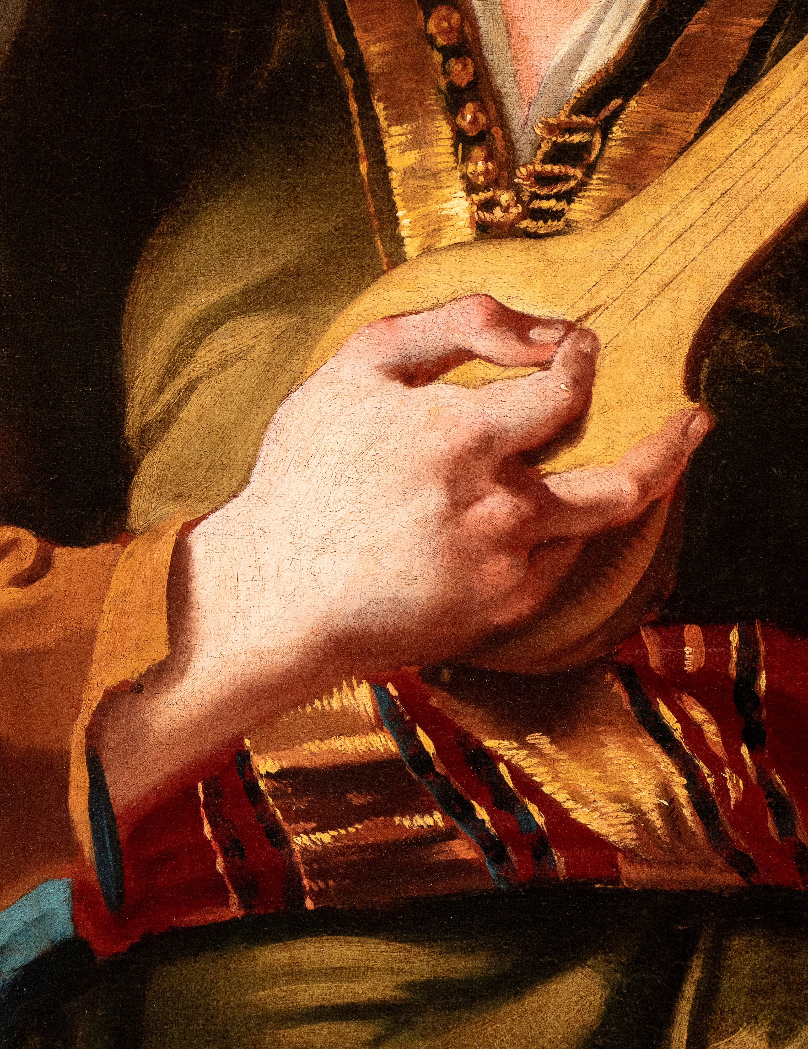 Soldato con strumento musicale