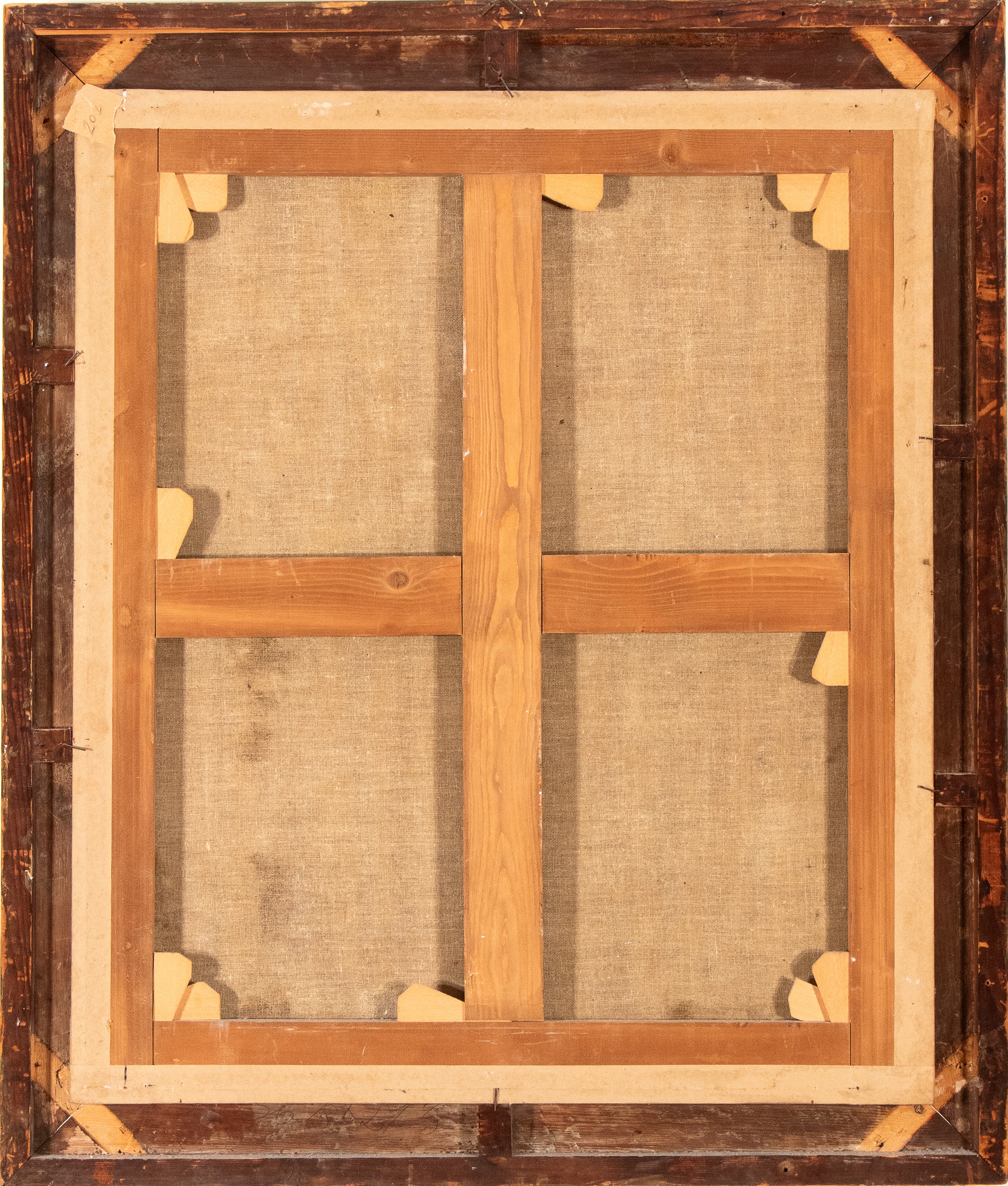 Natura morta di cacciagione con gatto e vasellame