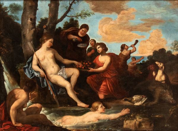 Domenico Zampieri il Domenichino - Diana and the Nymphs