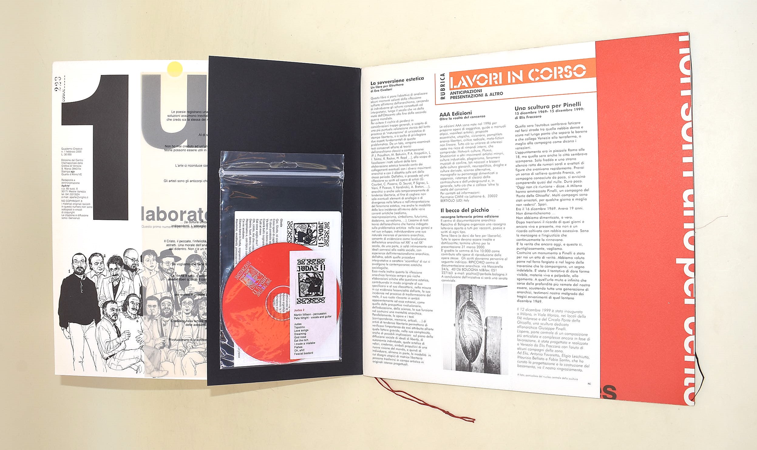ApARTE, Rivista illustrata con materiali irregolari e contributi libertari (Numeri 1-2-3, 6-14)