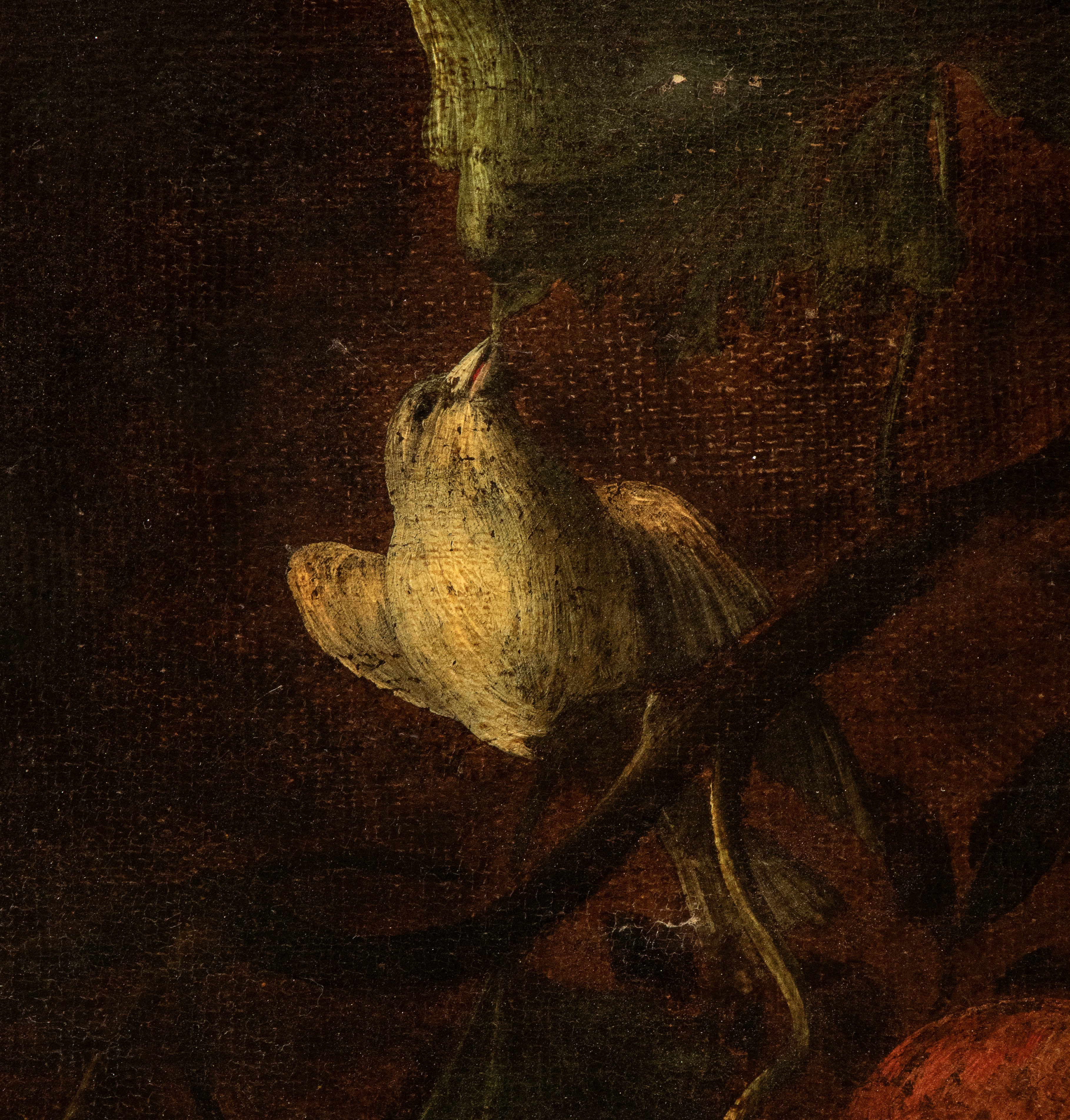 Natura morta di frutta in un paesaggio