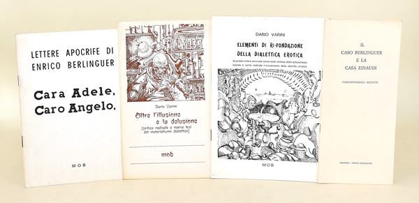 Berlinguer / Varini / Einaudi (4 opuscoli)