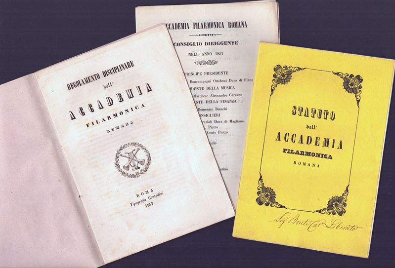 Stato dell'Accademia Filarmonica Romana