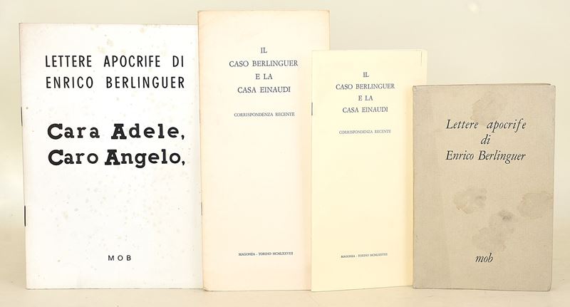 Berlinguer, Lettere (4 opuscoli)