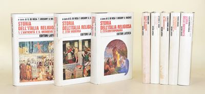 Editori Laterza, Collezione di 8 volumi di storia e cultura italiana