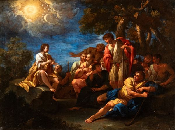 Artista attivo a Roma, seconda metà XVII secolo - Joseph telling his dream to his brothers