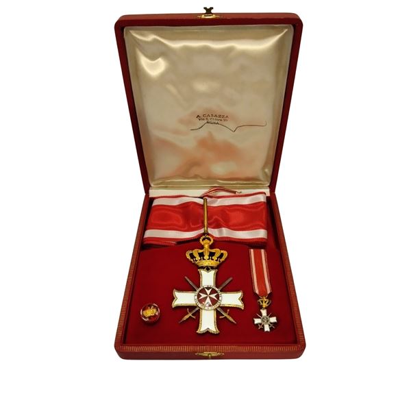 Ordine Pro merito Melitense, insegna di commendatore con spade