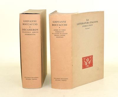 Ricciardi Editore, Giovanni Boccaccio: Decameron, Filocolo, Ameto Fiammetta e Corbaccio