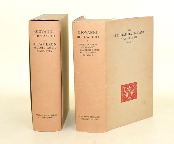 Ricciardi / Boccaccio (2 volumi)