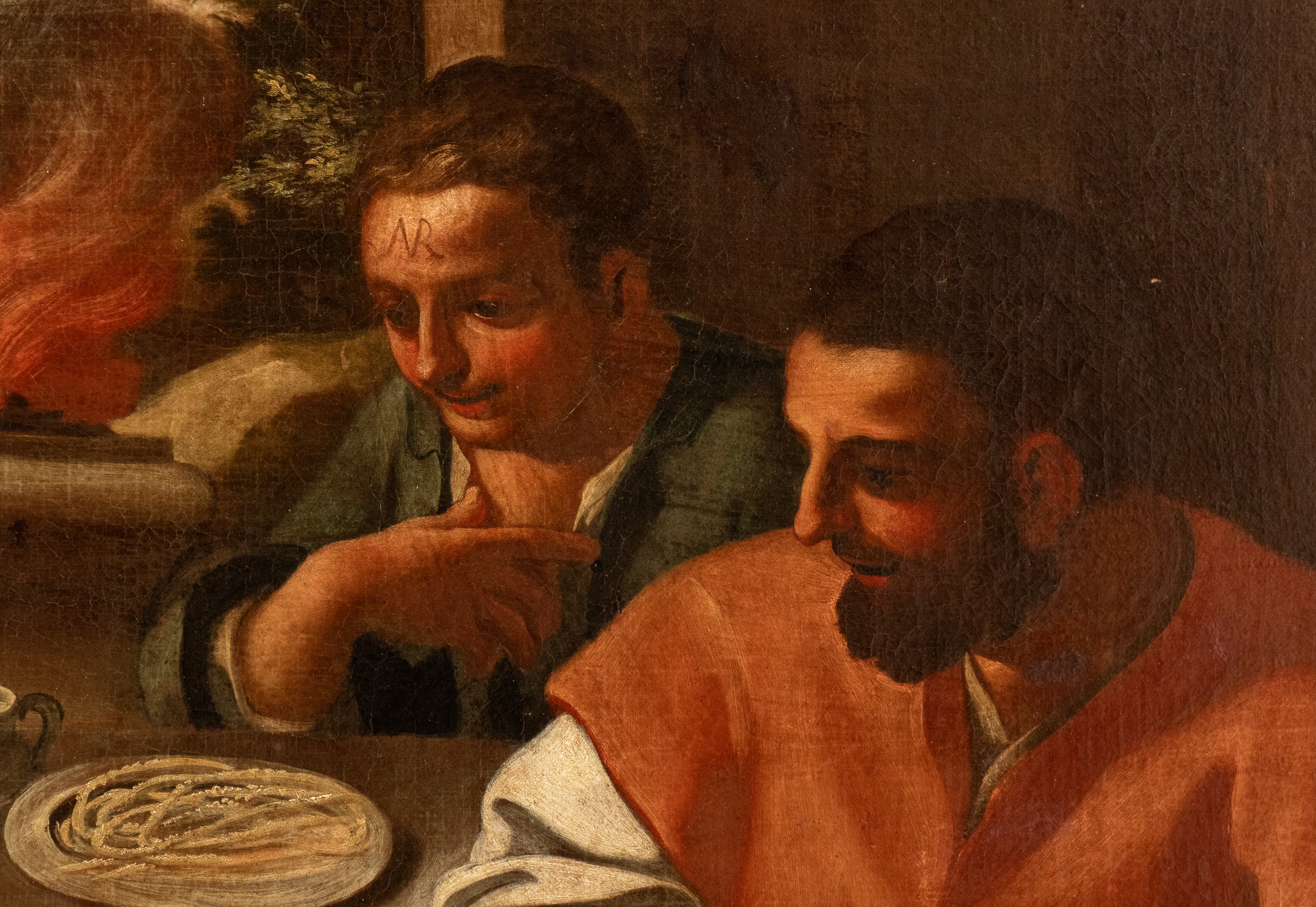 Scena allegorica con banchetto