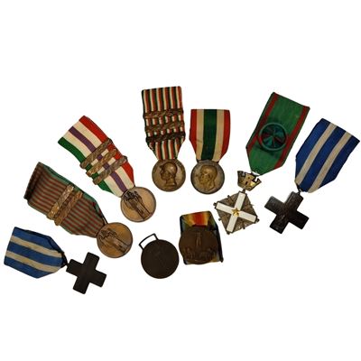 Lotto di otto medaglie commemorative, Italia, Regno d'Italia