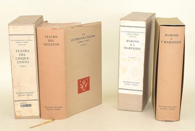 Ricciardi, Marino e i marinisti - Teatro del '500 e del '600 (3 volumi)