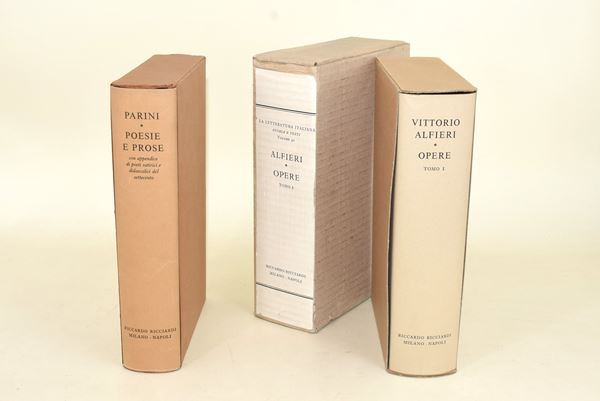 Ricciardi / Parini - Alfieri (2 volumi)
