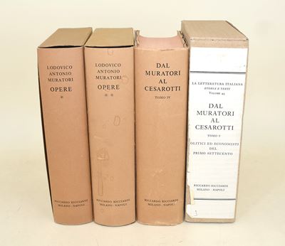 Muratori, Opere e Cesarotti (4 volumi)