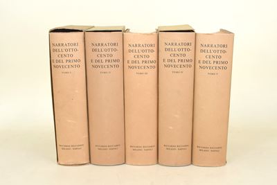 Ricciardi Editore, Narratori dell'Ottocento e del Primo Novecento, 5 volumi