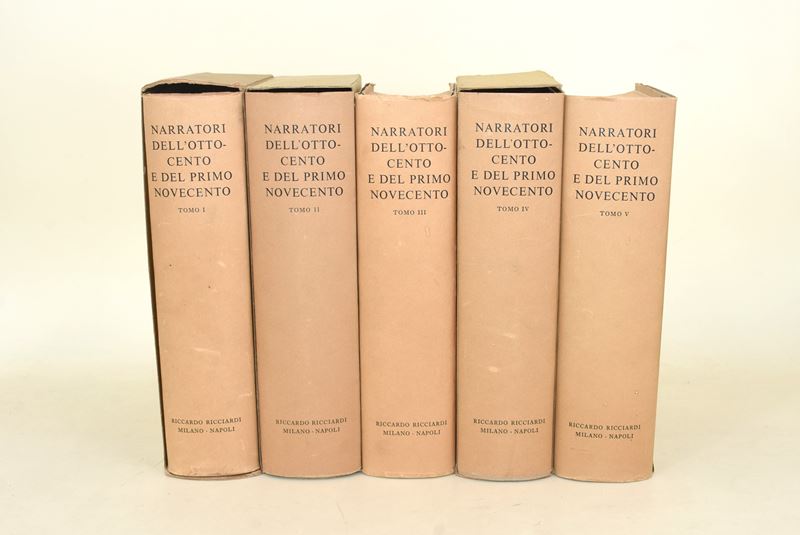 Ricciardi Editore, Narratori dell'Ottocento e del Primo Novecento, 5 volumi