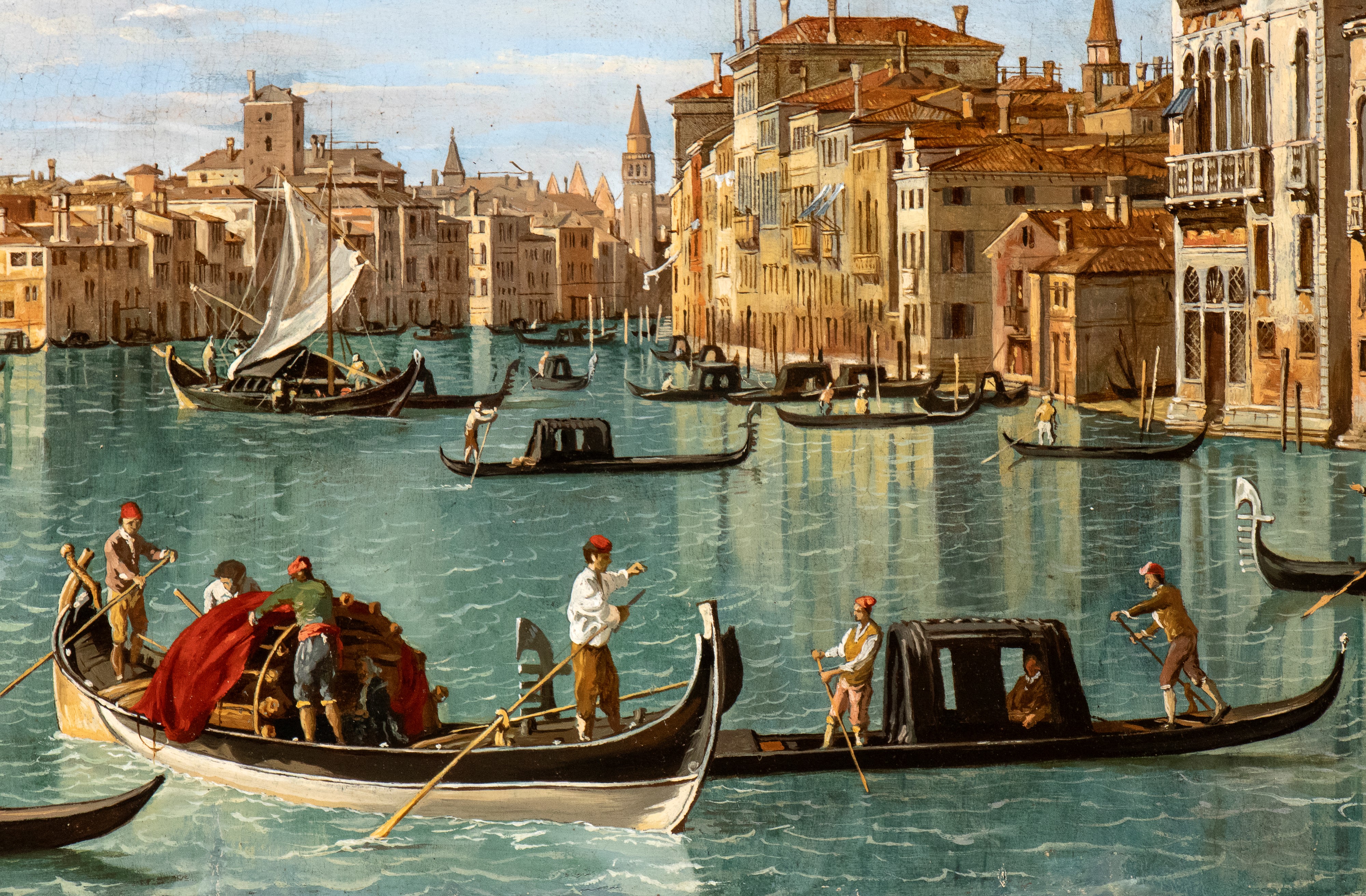 Ingresso del Canal Grande con Punta della Dogana e Santa Maria della Salute