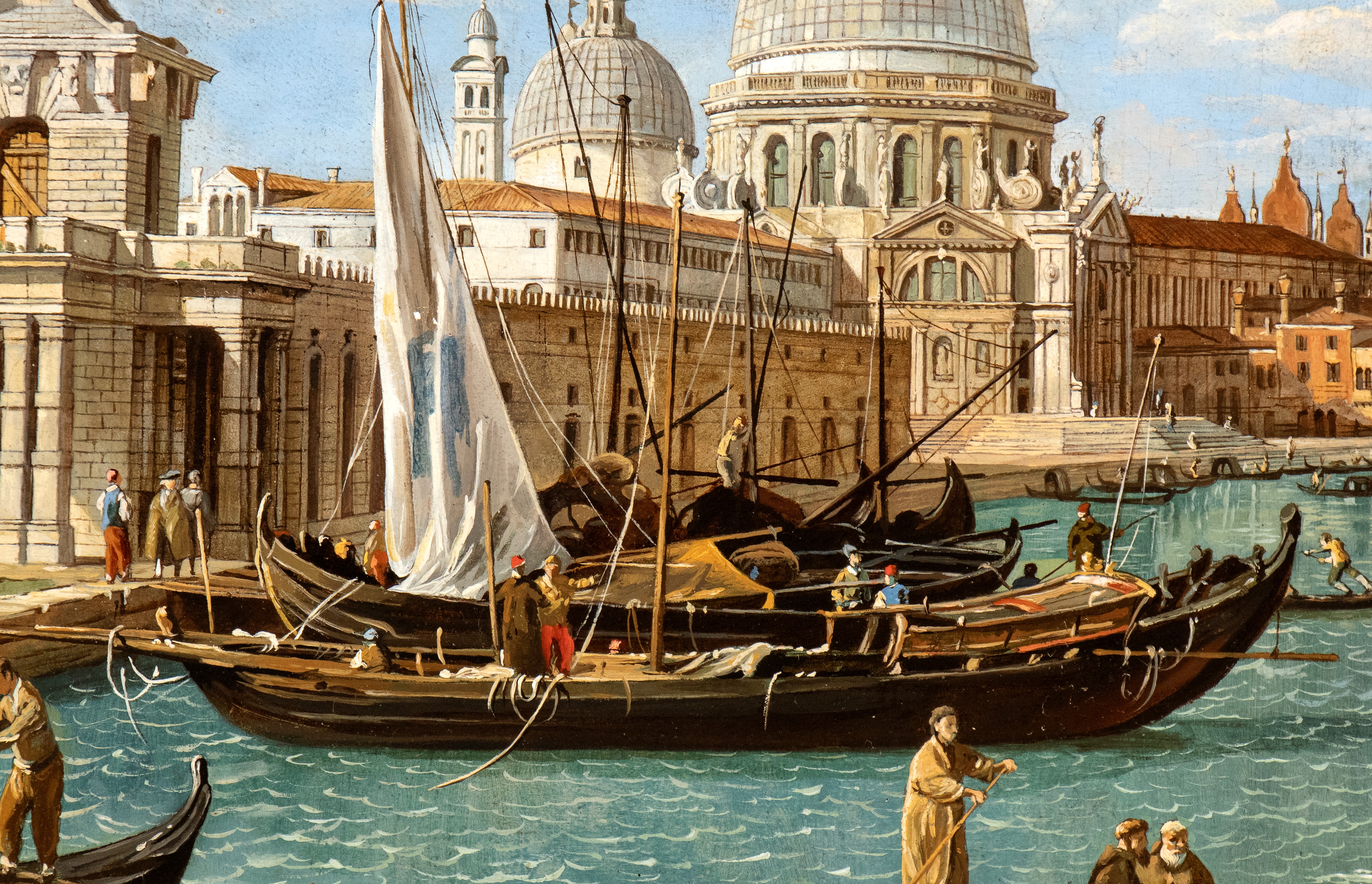 Ingresso del Canal Grande con Punta della Dogana e Santa Maria della Salute