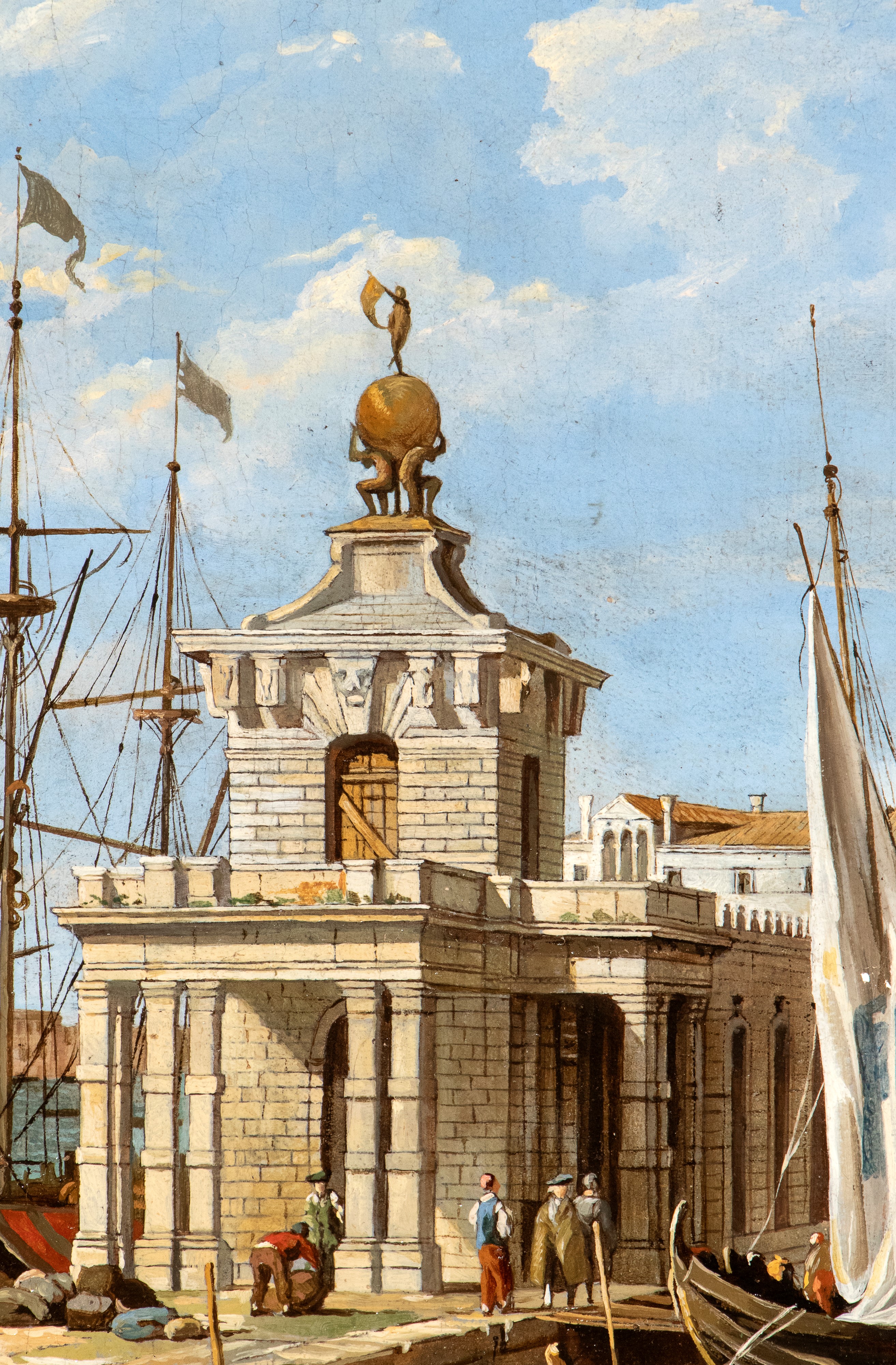 Ingresso del Canal Grande con Punta della Dogana e Santa Maria della Salute