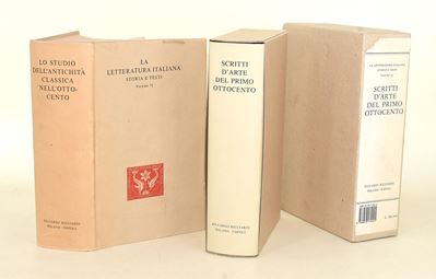 Ricciardi Editore, Antichità e Arte dell'Ottocento - Due volumi con custodia