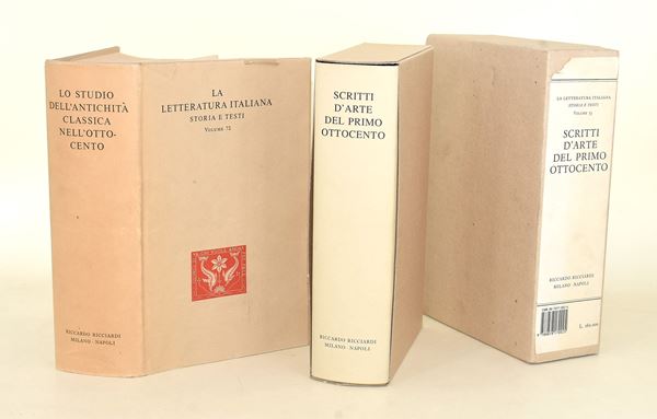 Ricciardi / Antichità e Arte Ottocento (2 volumi)