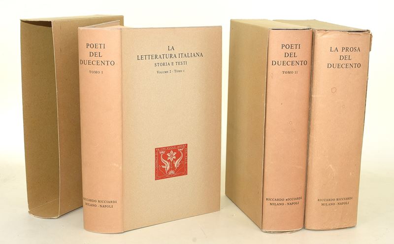 Ricciardi, Poeti e la Prosa del Duecento (3 volumi)