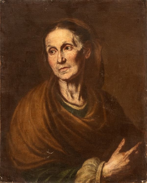 Pietro Bellotti - Portrait of an old Lady