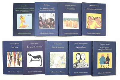 Sellerio Editore Palermo, Raccolta di 9 volumi di narrativa contemporanea
