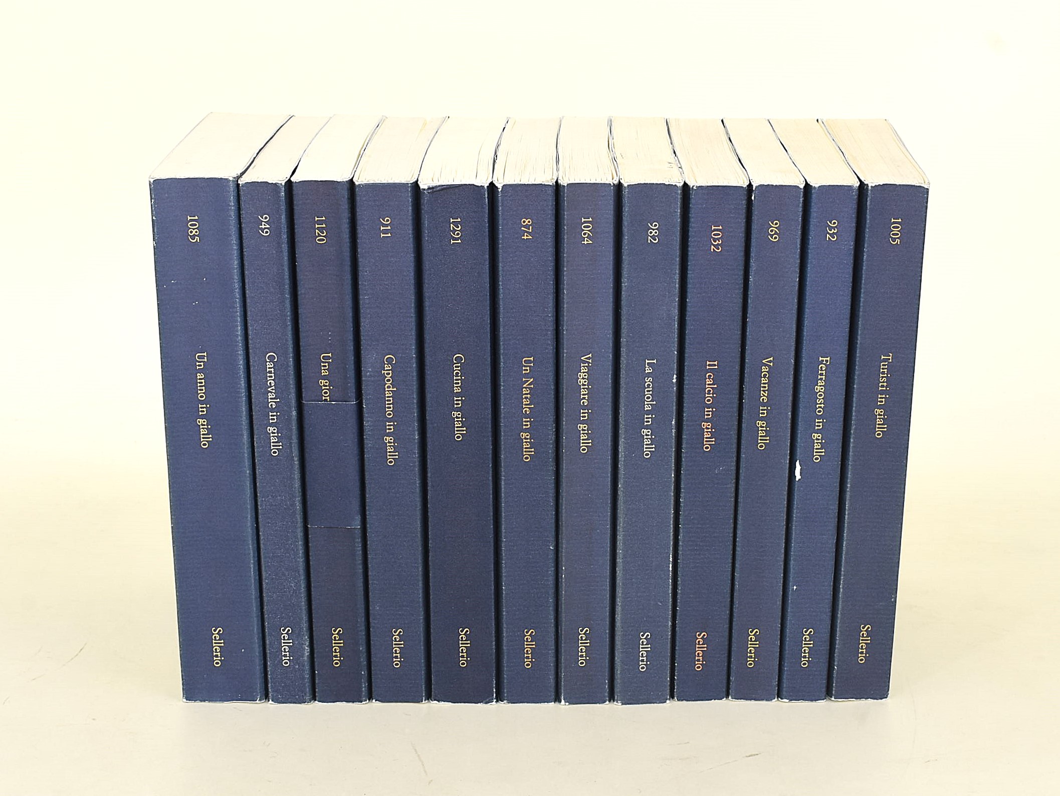 Collettivo di Autori, La banda gialla - 12 volumi editi da Sellerio Editore Palermo