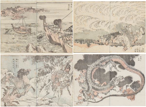 Katsushika HOKUSAI - Hokusai manga (Scattered Sketches by Hokusai)