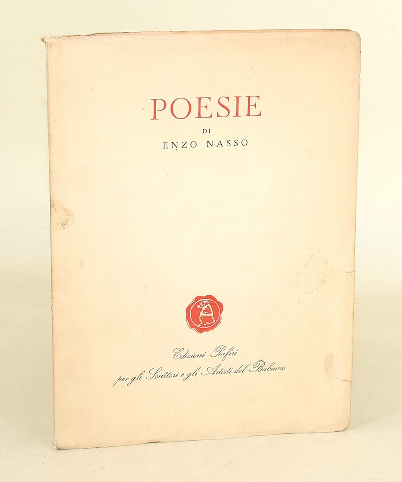 Enzo Nasso, Poesie con dedica manoscritta