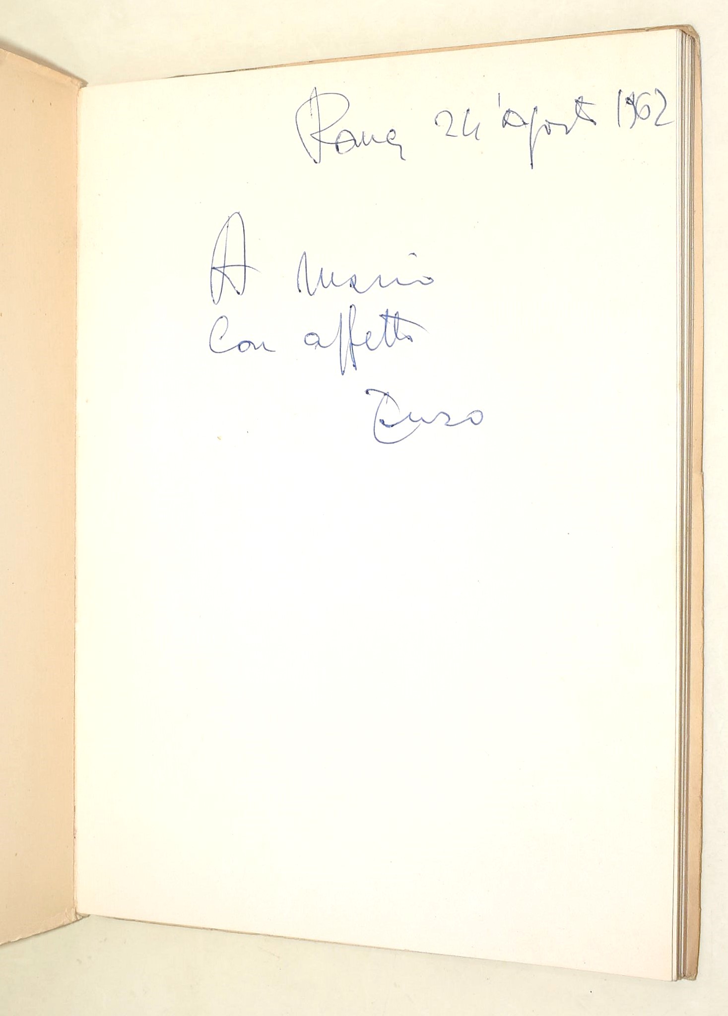 Enzo Nasso, Poesie con dedica manoscritta