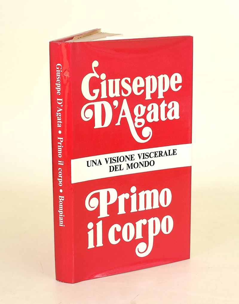 D'Agata Giuseppe, Primo il corpo, 1971, Copertina rigida con sovracoperta