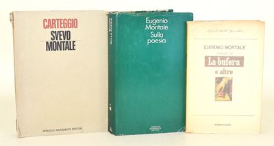 Montale, Svevo - Tre volumi compresi di opere e carteggio