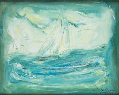 Marina (1964), olio su tela