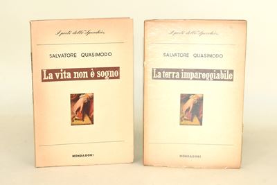 Quasimodo, Prime edizioni: La terra impareggiabile e La vita non è un sogno