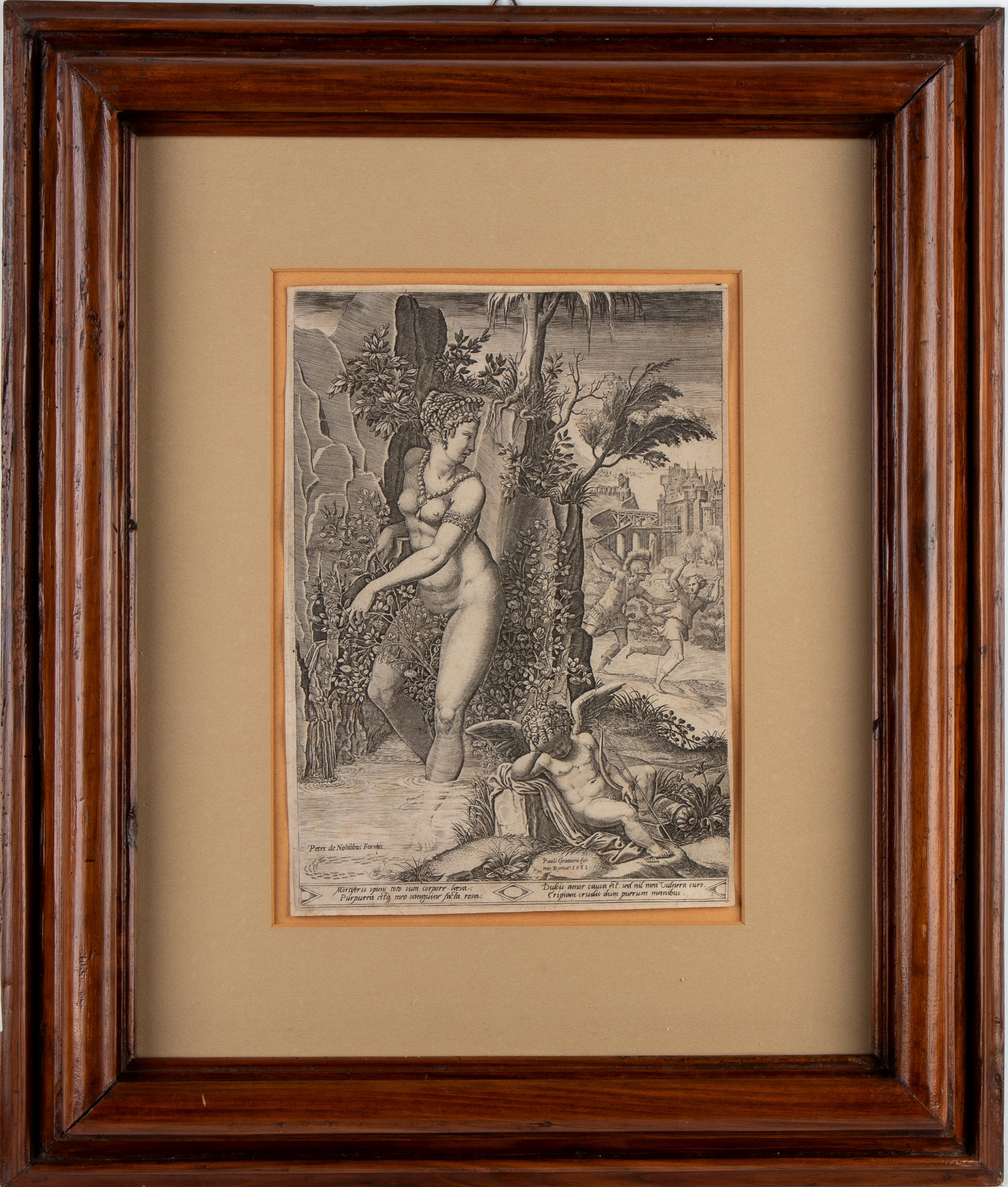 Venus e la rosa, da Luca Penni