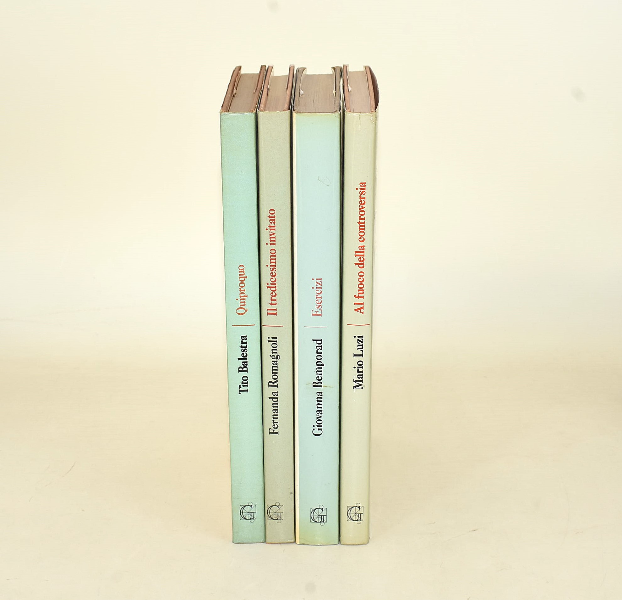 Garzanti/Bemporad, Luzi, Romagnoli, Balestra - Quattro volumi di narrativa italiana contemporanea