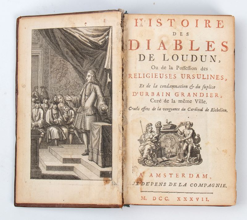 DEMOLOGIA AUBIN Nicolas. Histoire des diables de Loudon ou de la possession des religieuses ursol...