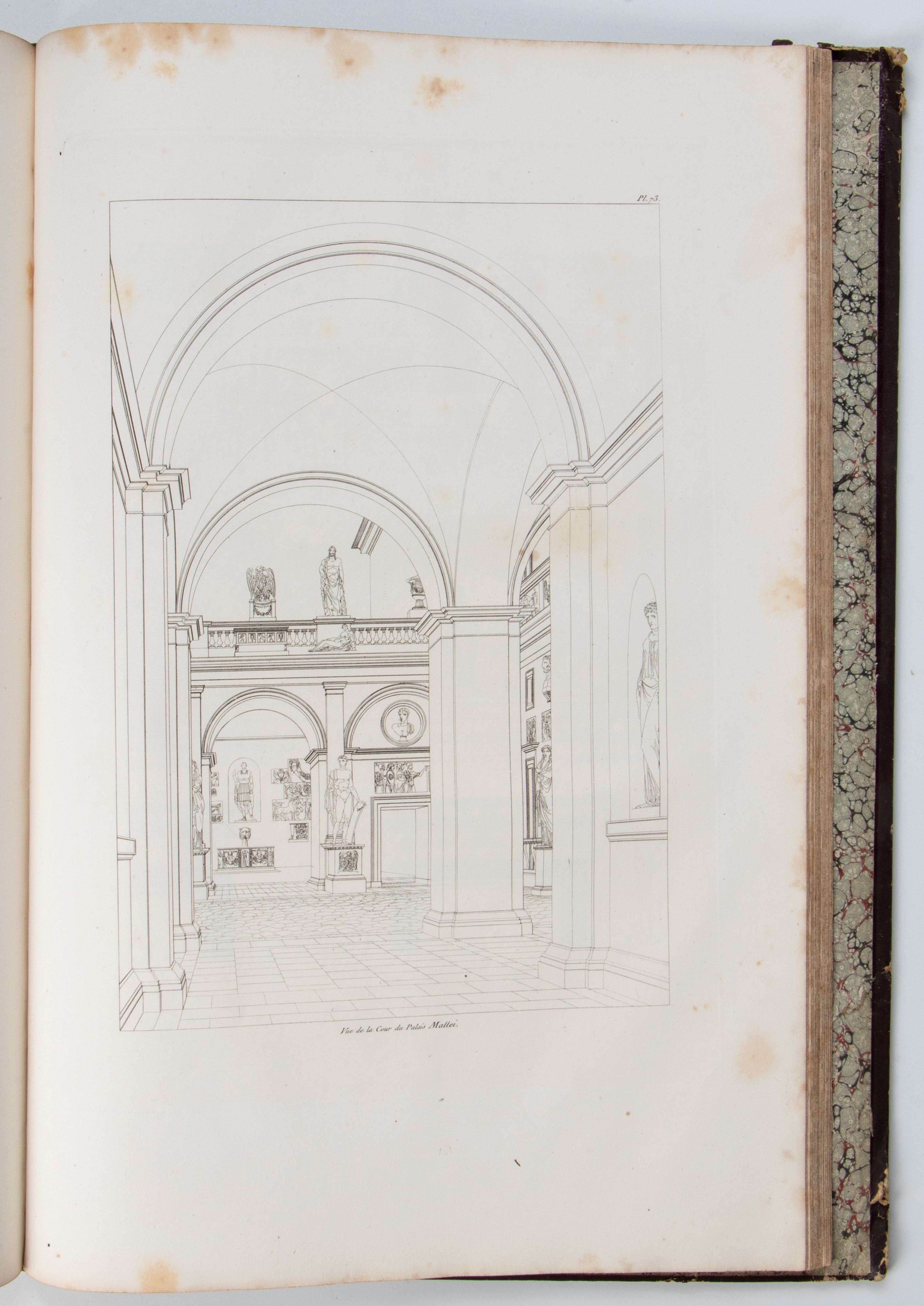 PERCIER Charles et P.F. L. FONTAINE. Palais, Maison et autres Edifices modernes dessines a Rome