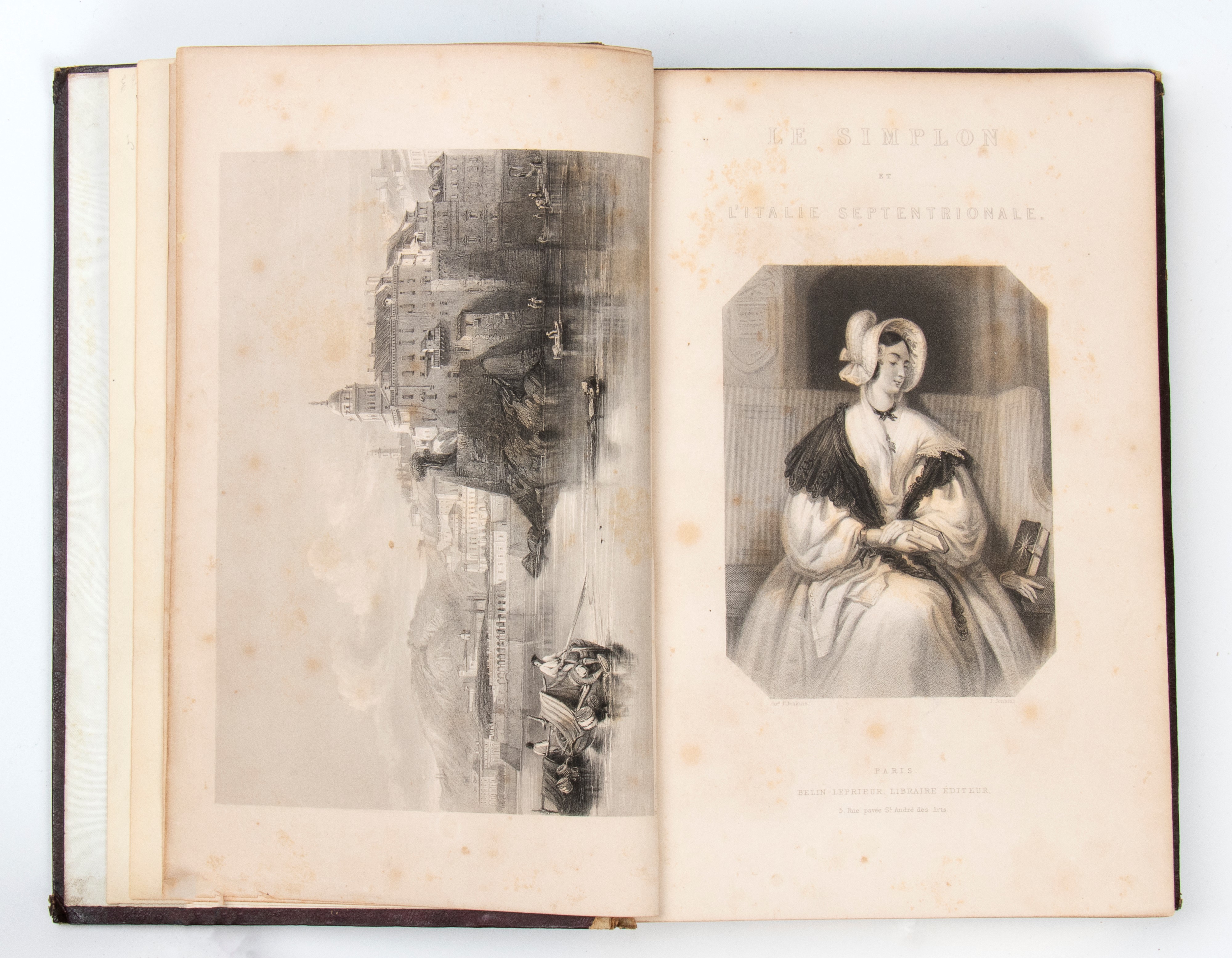 BELIN Jules Leonard. Le Simplon et L’Italie Septentrionale