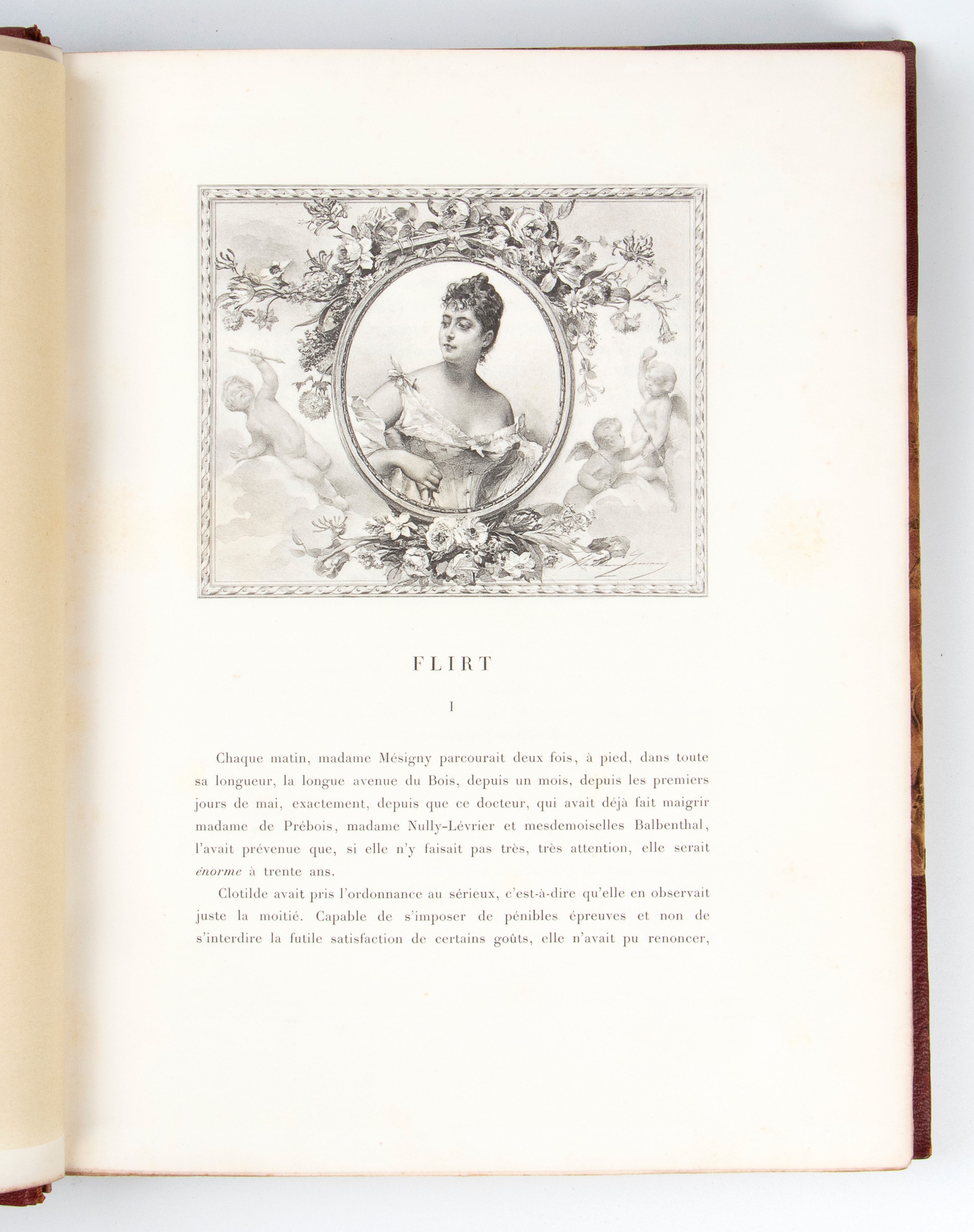 HERVIEU Paul. Flirt illustré par Madame Madeleine Lemaire