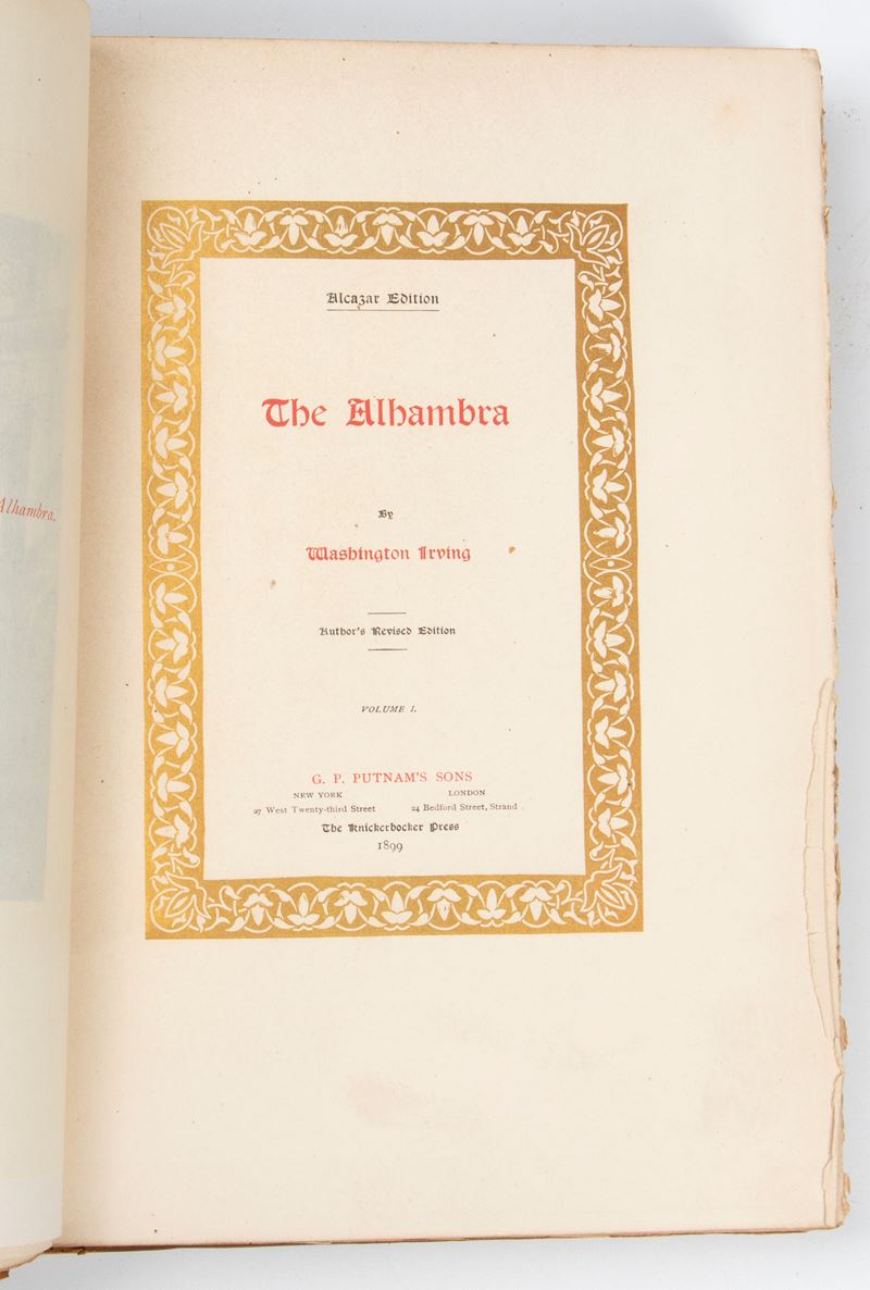 IRVING Washington. The Alhambra