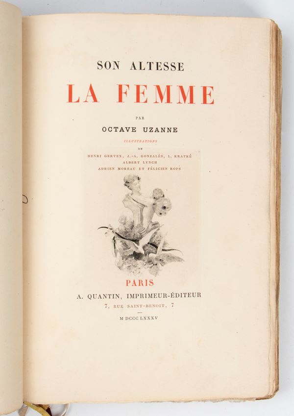 UZANNE Octave. Son Altesse la femme