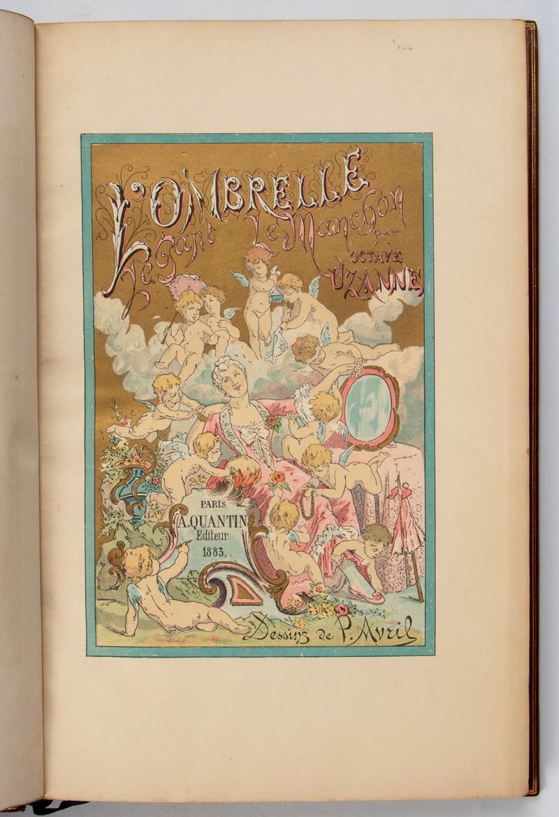 UZANNE Octave. Umbrella. Dessins de Paul Avril