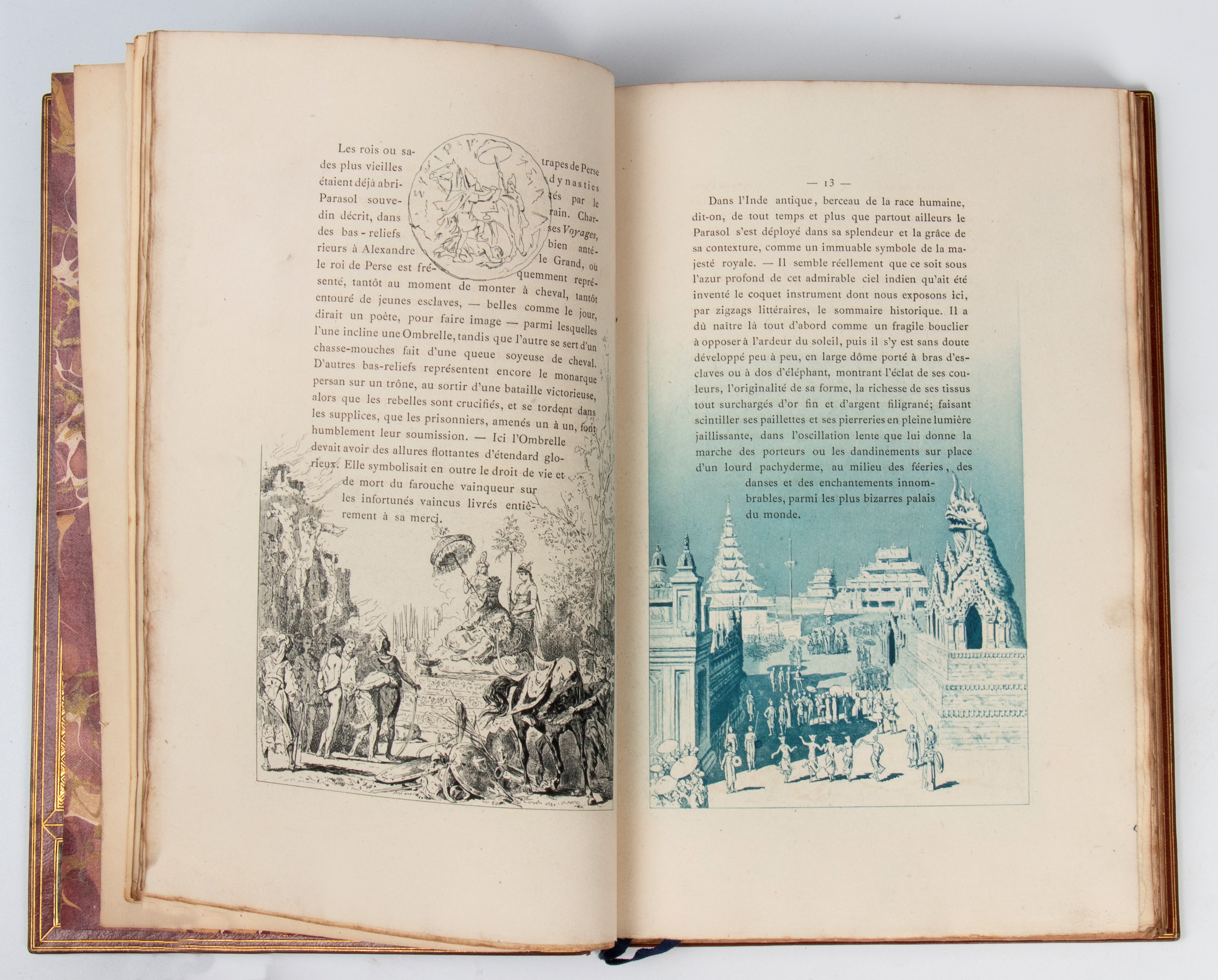 UZANNE Octave. Umbrella. Dessins de Paul Avril