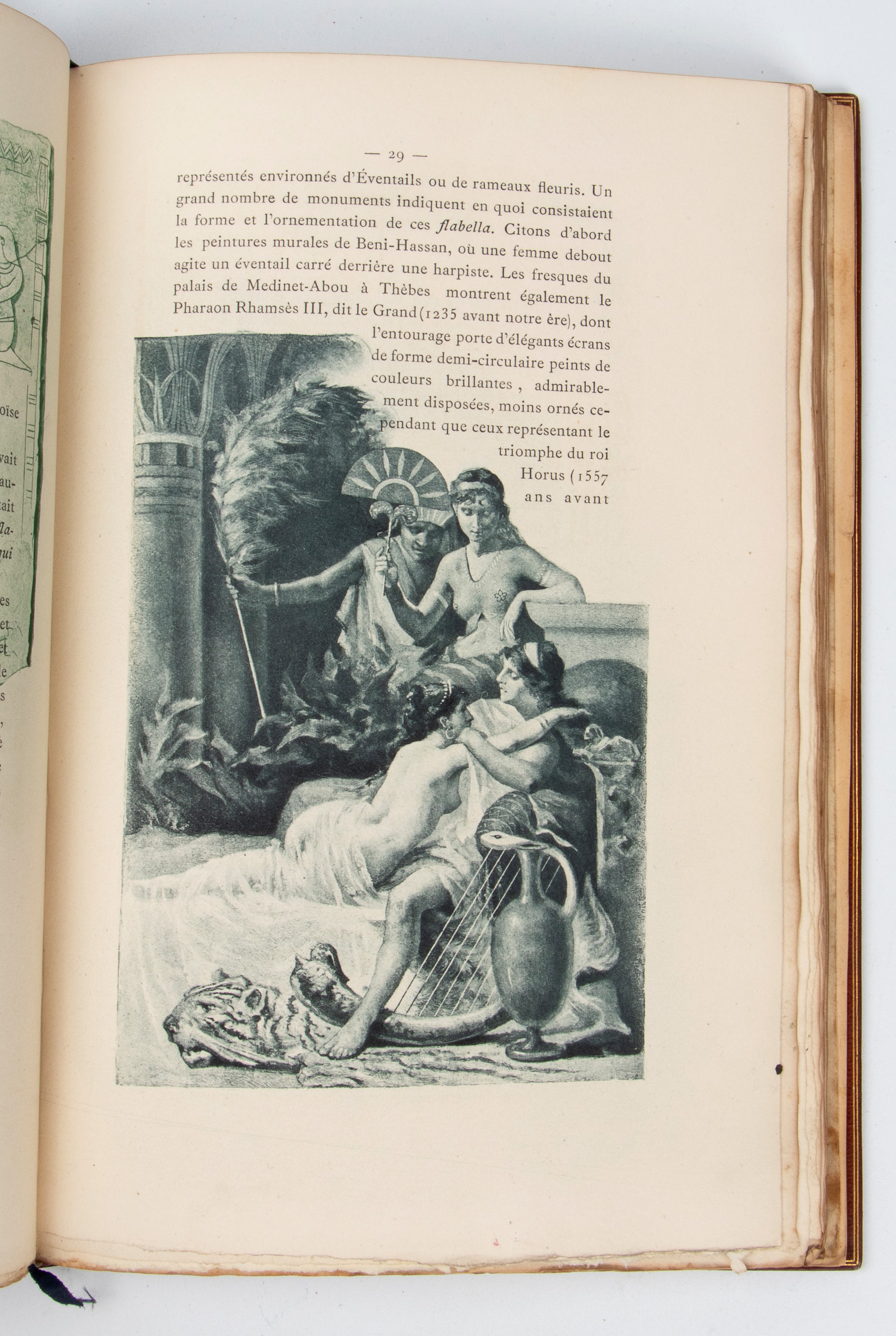 UZANNE Octave. Eventail. Dessins de Paul Avril