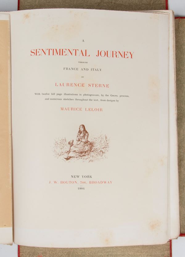 STERNE Laurence. A Sentimental Journey through France and Italy illustrated by Maurice Leloir