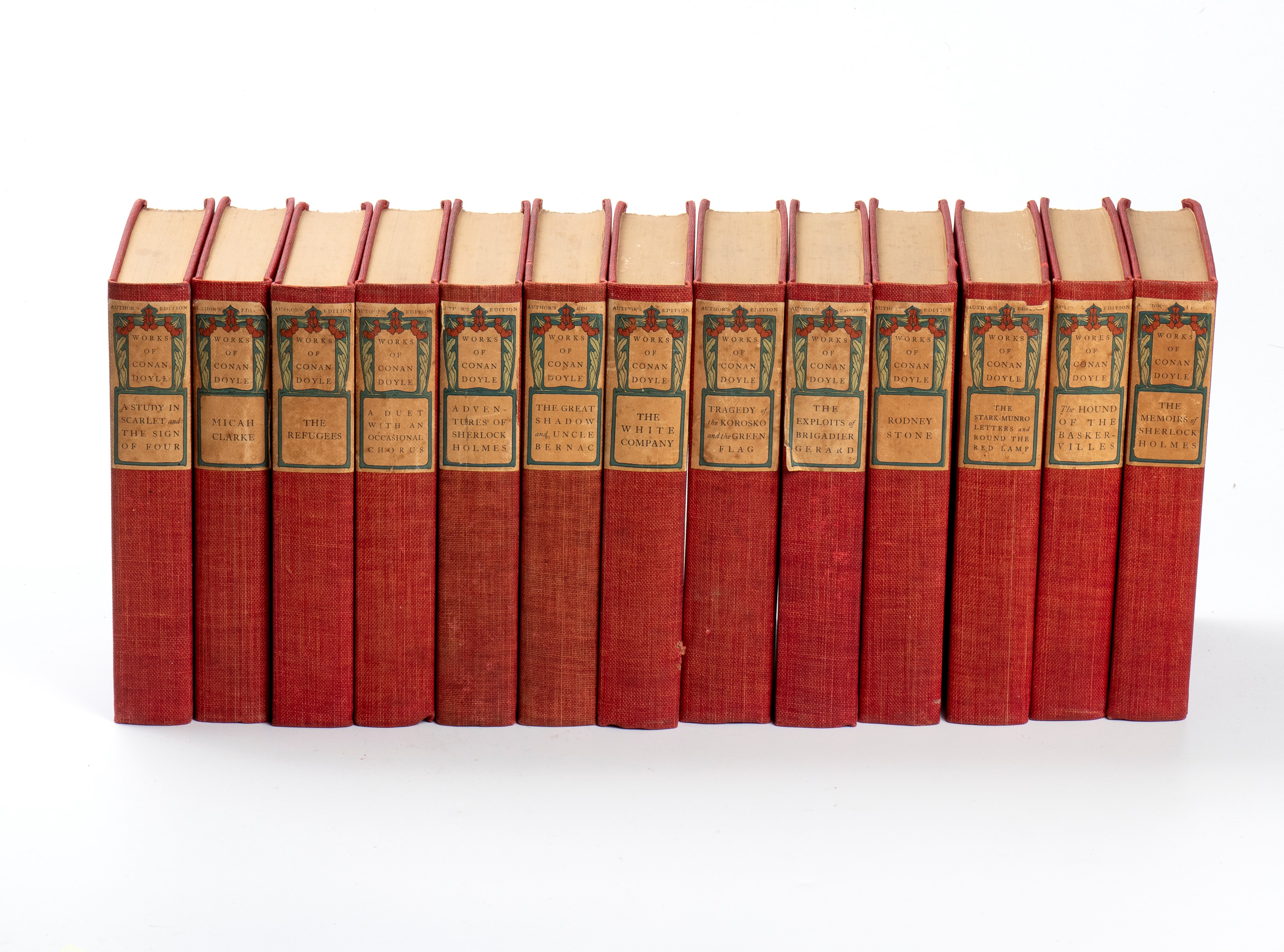 CONAN DOYLE A. Works of Arthur Conan Doyle with preface and notes by the author and photogravures...