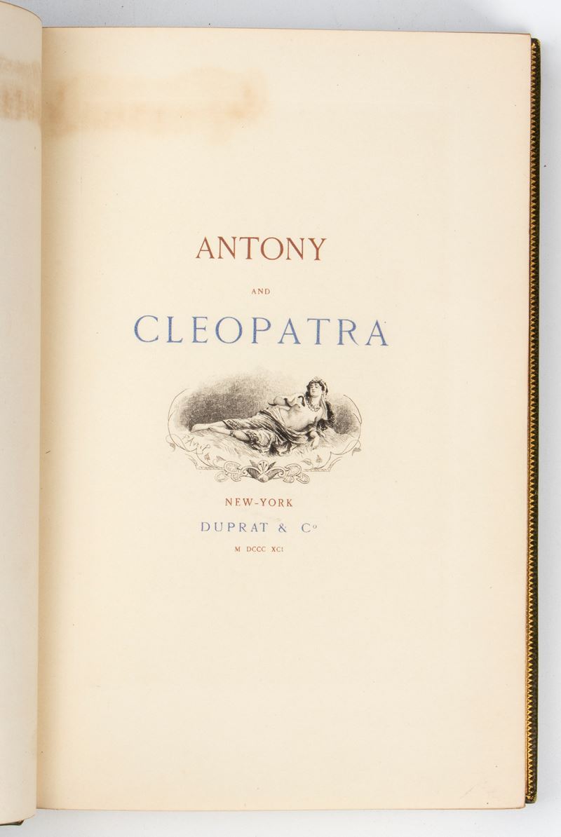 SHAKESPEARE William. Antony and Cleopatra
